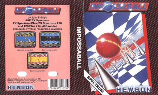 Impossaball box art for ZX Spectrum